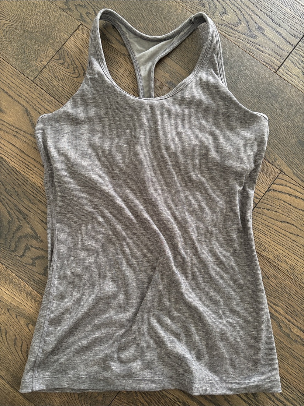 GAP Women's Racerback Tank Top - Gray